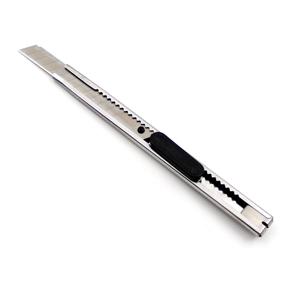 Нож канцелярский Haixin HX-16, ширина лезвия 9мм, угол 60 градусов нож канцелярский feng de li ширина лезвия 18мм угол 60 градусов плюс 10 лезвий
