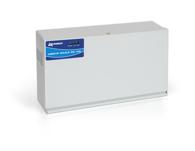

Источник вторичного электропитания ИВЭПР 24/2.5 RS-R3 2х7 БР (К1) резервированный адресный