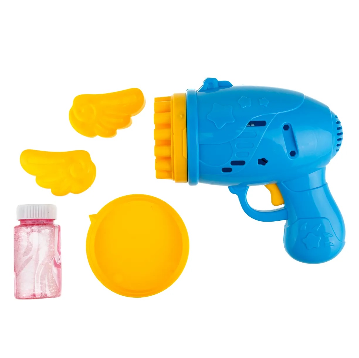 

Игрушка для пускания пузырей 1toy Мы-шарики! на батарейках бластер 23 ствола, 50 мл, Т23120