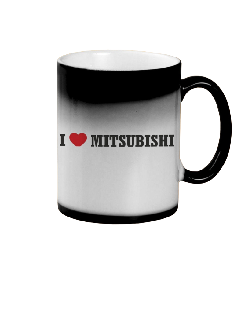

Кружка CoolPodarok Авто I love Mitsubishi