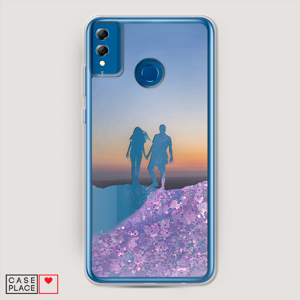 

Чехол Awog на Honor 8x "Пара на краю света", Разноцветный, 66792-1