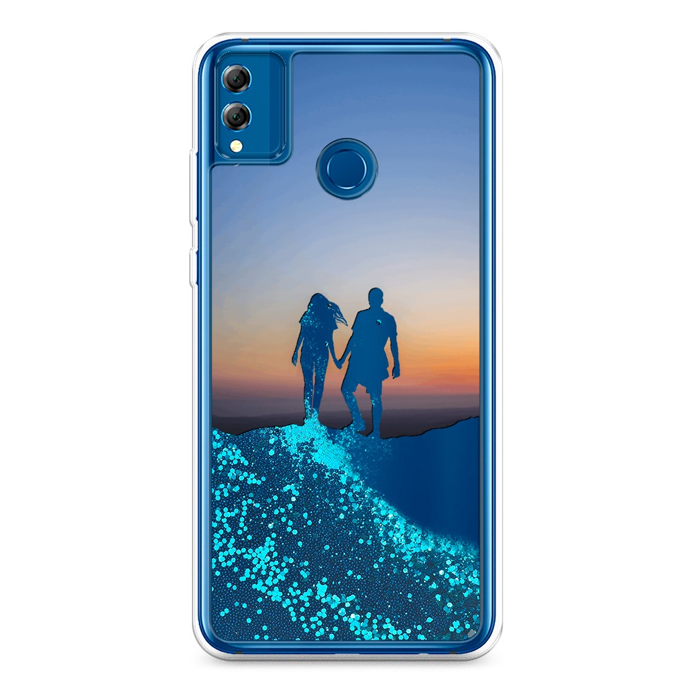 

Чехол Awog на Honor 8X "Пара на краю света", Разноцветный, 66793-1