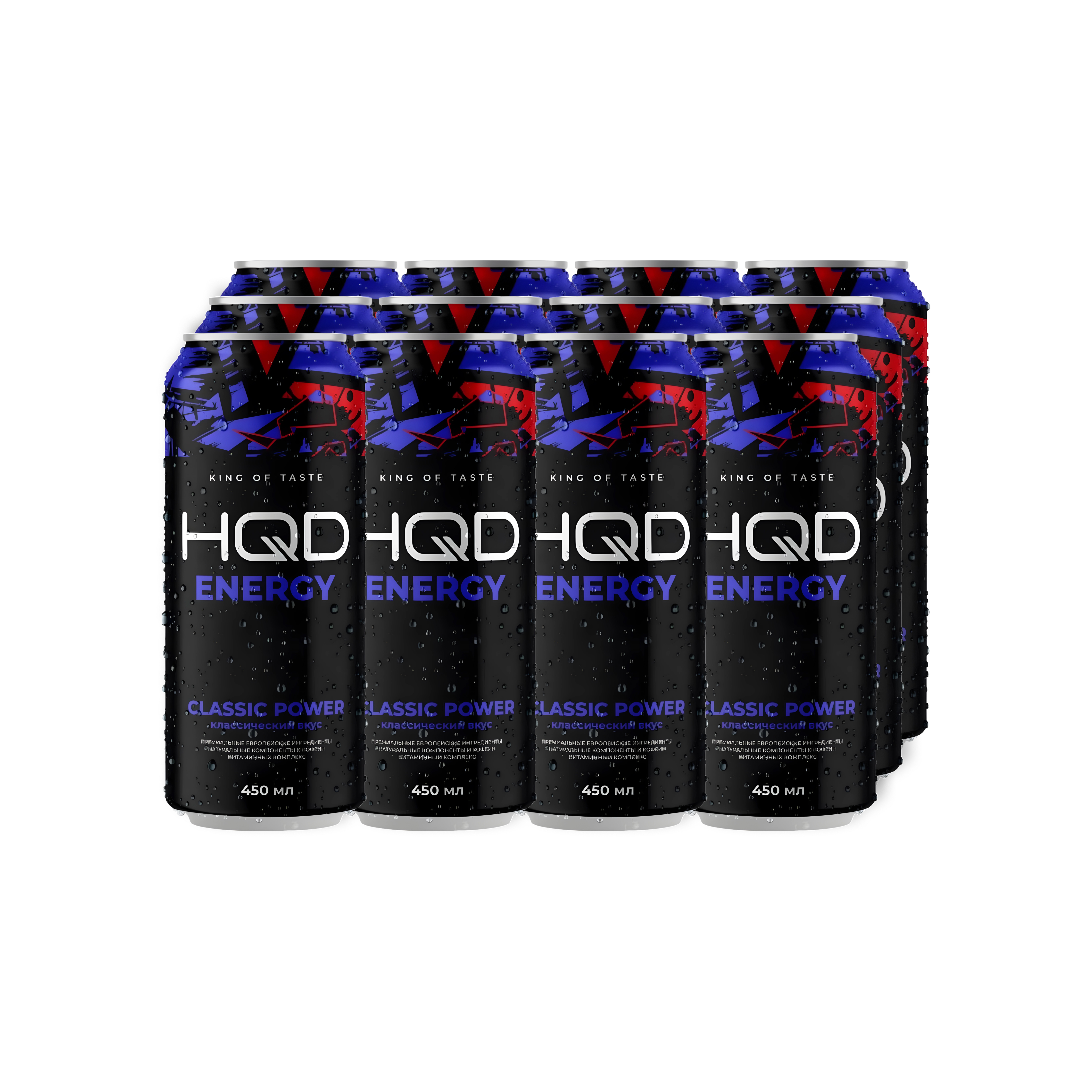 

Энергетический напиток HQD Energy Classic Power Классический, 450 мл х 12 шт