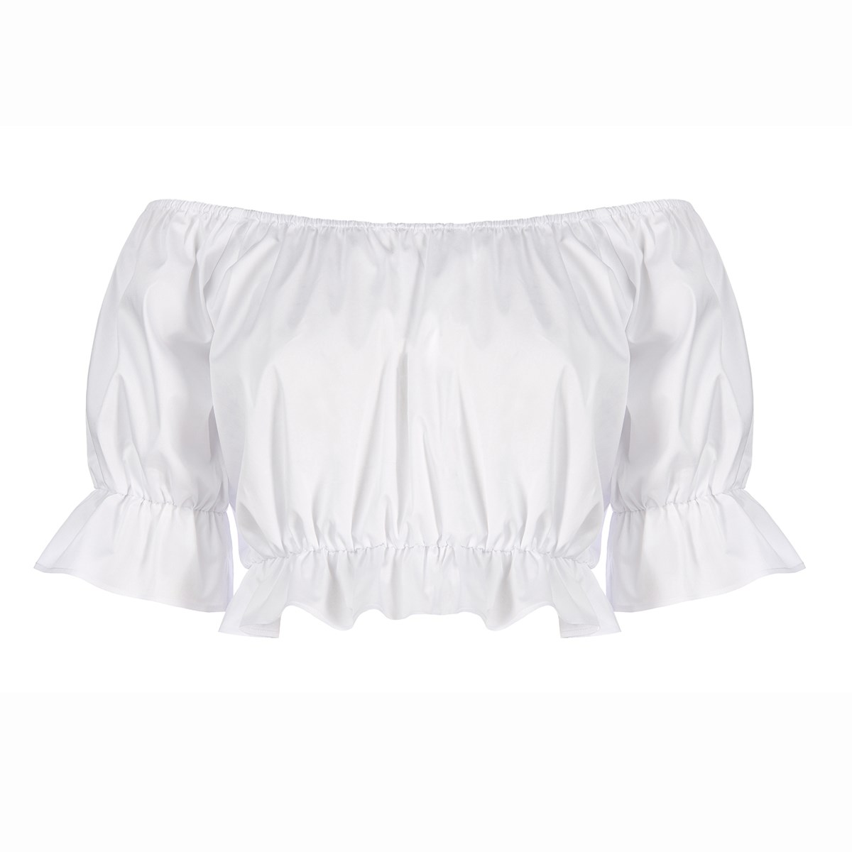 

Блуза женская Myflorel 56369 белая XS, Белый, 56369