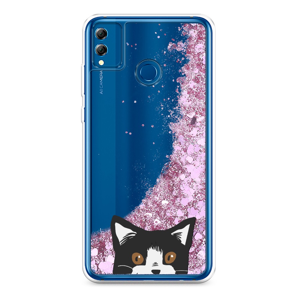 

Чехол Awog "Подглядывающий кот" на Honor 8X, 66794-1