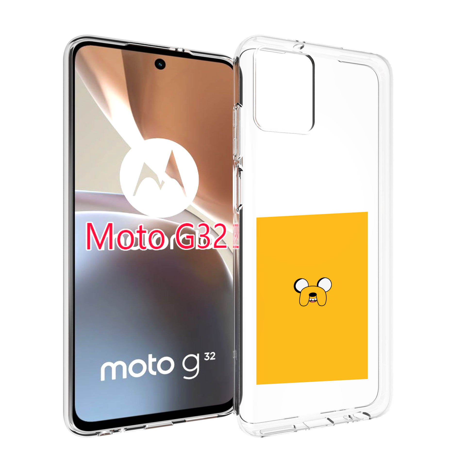 

Чехол MyPads Джейк-время-приключений для Motorola Moto G32, Прозрачный, Tocco