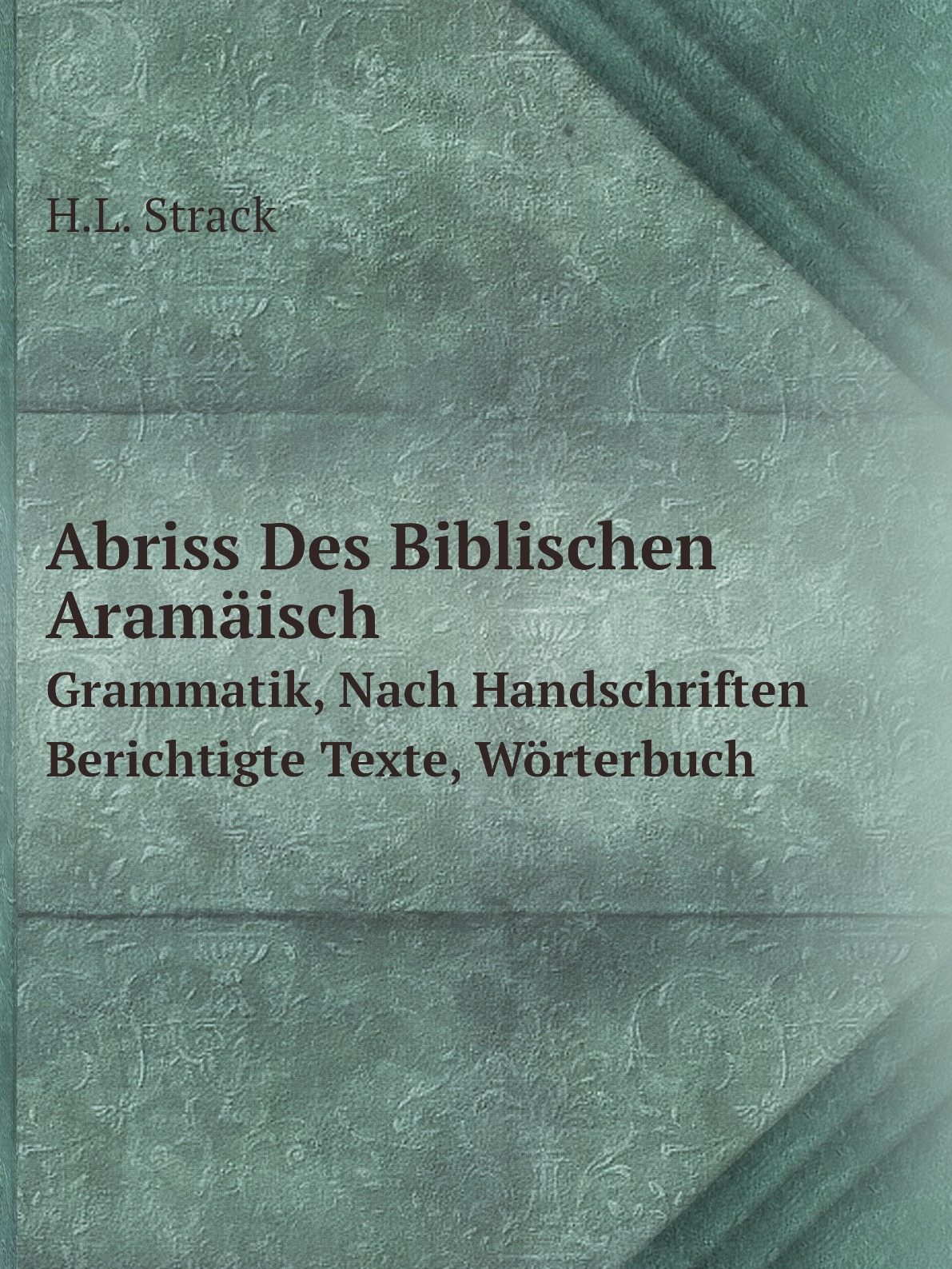 

Abriss Des Biblischen Aramaisch