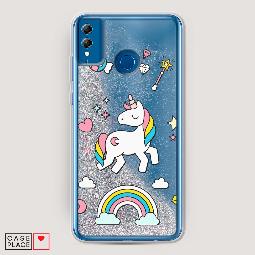 

Чехол Awog на Honor 8x "Принцесса единорог", Разноцветный, 66791-1