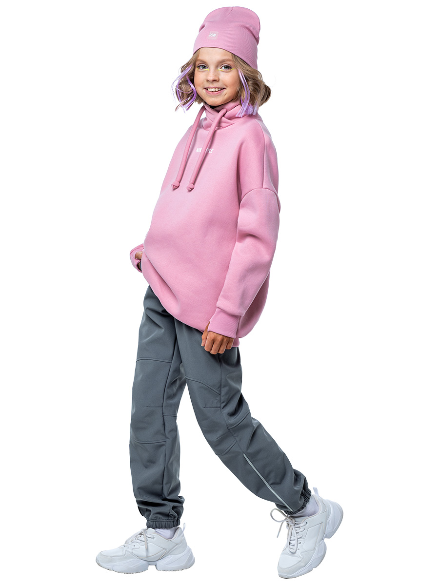 

Брюки детские NIKASTYLE 2л9524, серый, 140, 2л9524