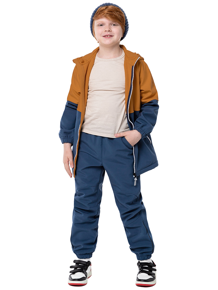 

Брюки детские NIKASTYLE 2л9524, джинс, 128, Синий, 2л9524
