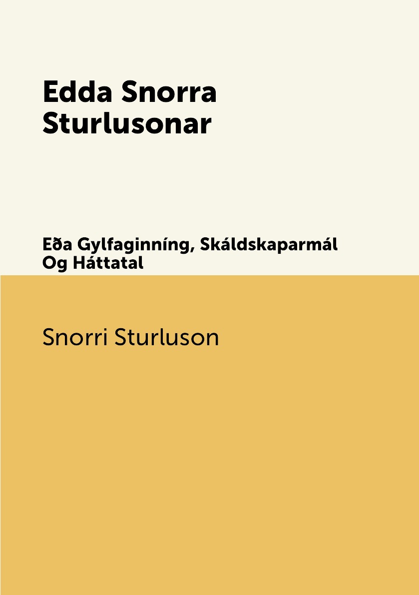 

Edda Snorra Sturlusonar
