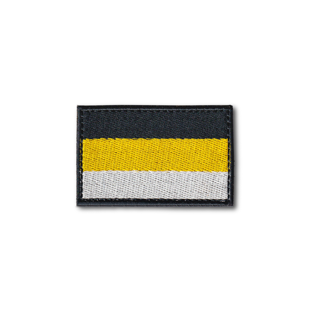 

Нашивка ( Шеврон / Патч / Patch ) Тактическая Имперский Флаг ( Триколор ) 60х40 мм (Черный