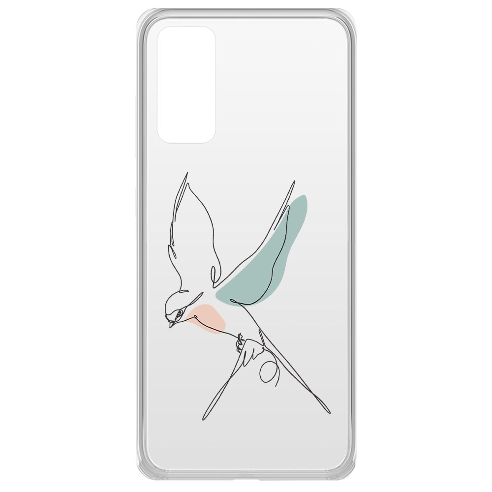 

Чехол-накладка Krutoff Clear Case Полет для Samsung Galaxy S20