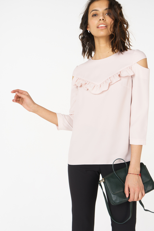фото Блуза женская t-skirt ss18-05-0559-fs розовая xs