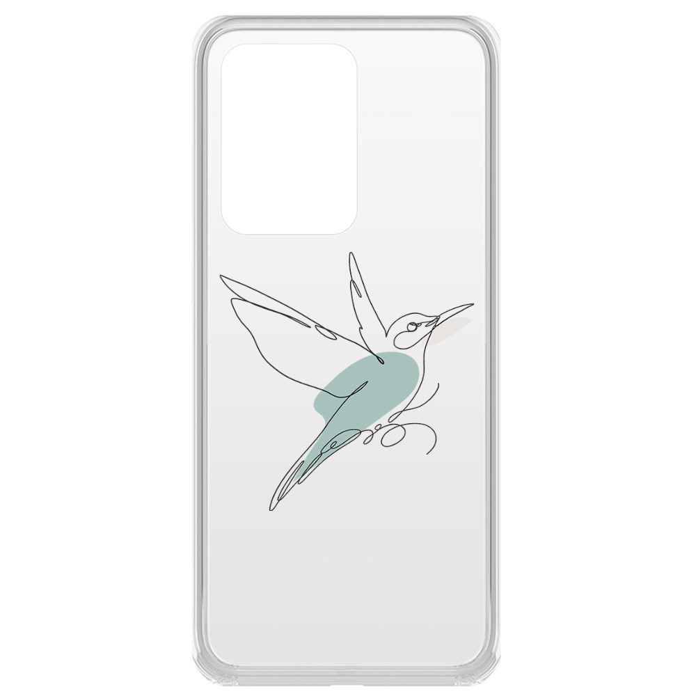 фото Чехол-накладка krutoff clear case легкость для samsung galaxy s20 ultra (g988)