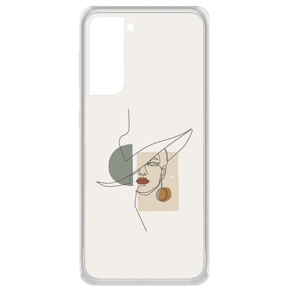 фото Чехол-накладка krutoff clear case стиль для samsung galaxy s21 (g991)