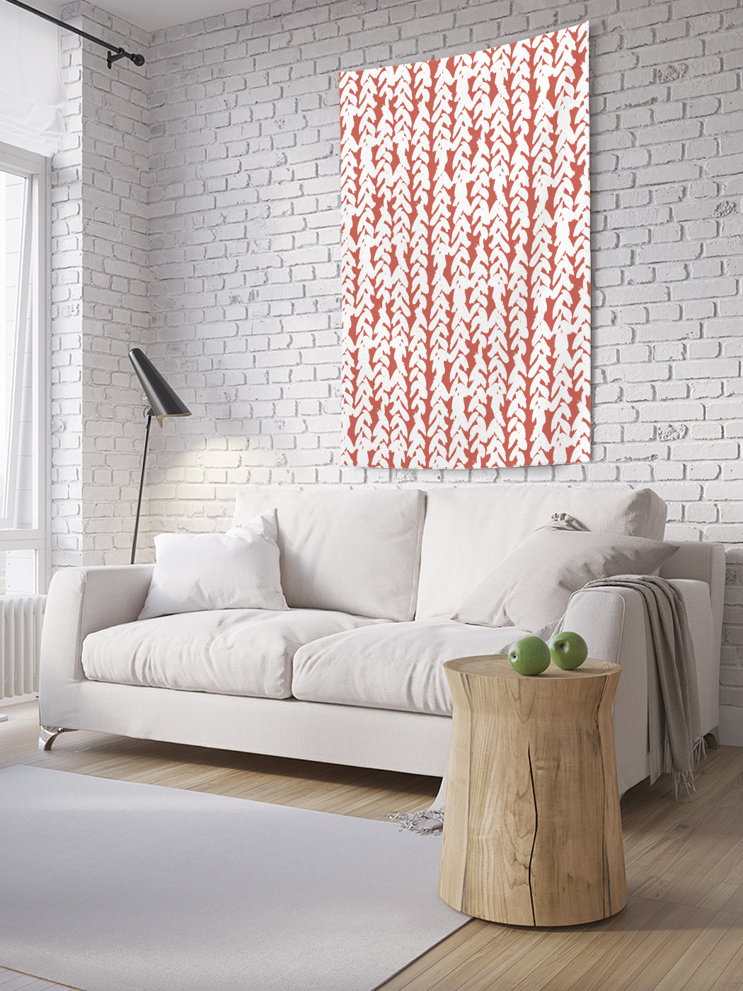 

Вертикальное фотопанно на стену JoyArty Трикотаж гранж 100x150 см, Трикотаж гранж
