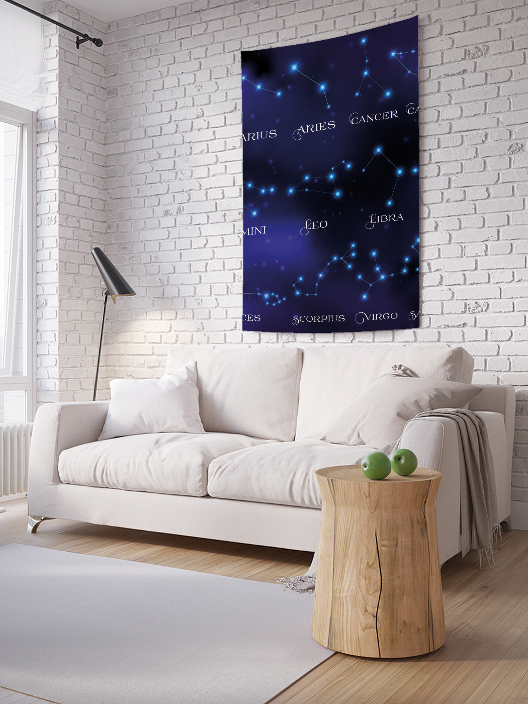 

Вертикальное фотопанно на стену JoyArty Зодиакальный список 100x150 см, Зодиакальный список