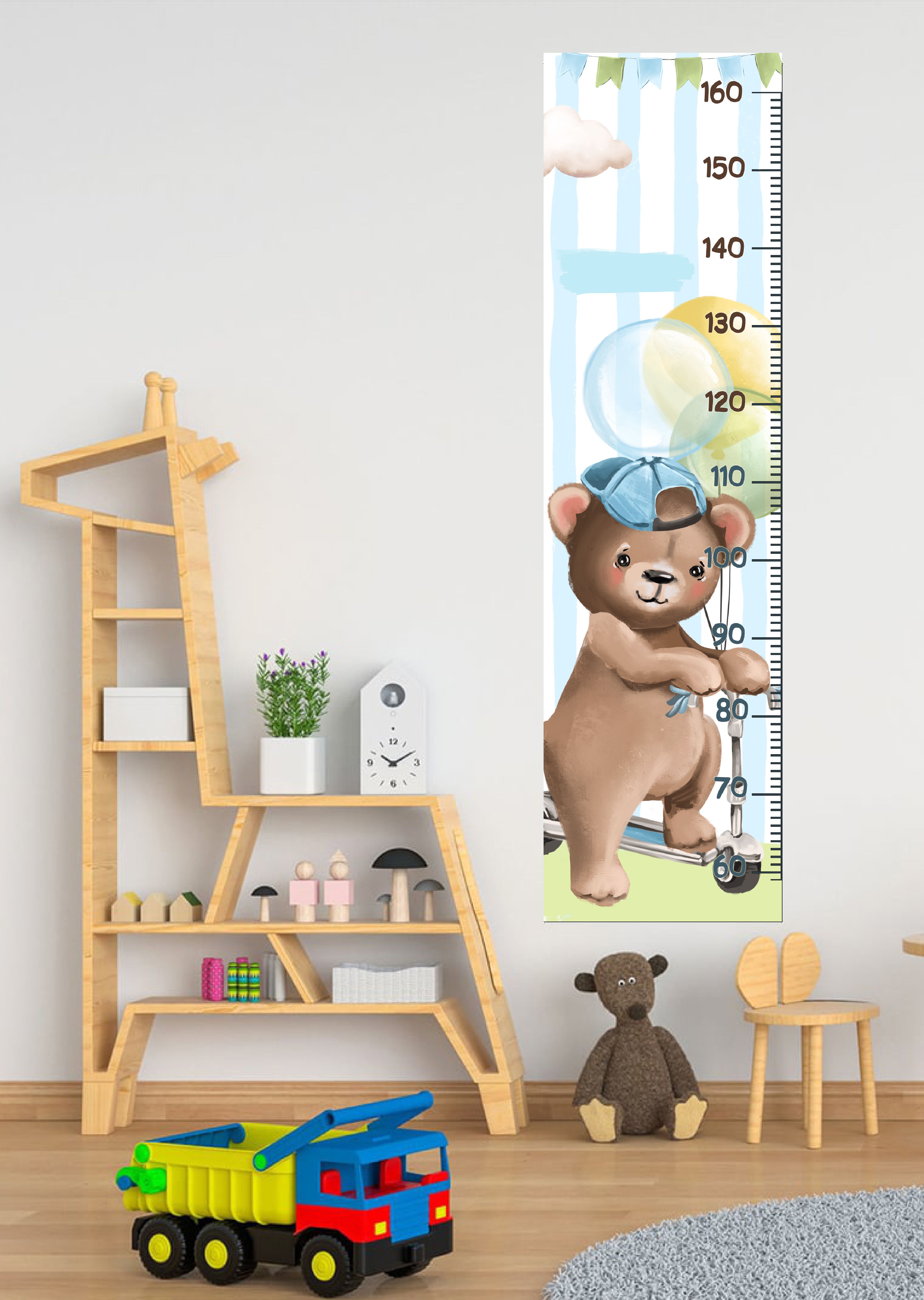 

Наклейка MyBob Ростомер Мишка 1 110/30, Многоцветный, мишка1