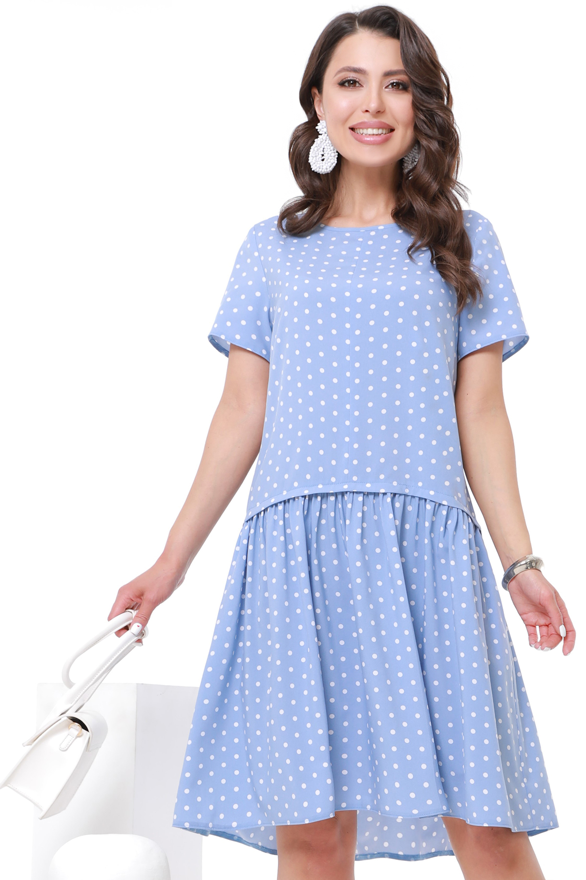 

Платье женское DSTrend 63 синее 44 RU, Синий, 0063