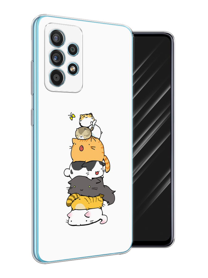 

Чехол Awog на Samsung Galaxy A52s / Самсунг A52s "Бутерброд из котиков", Разноцветный, 2106550-10