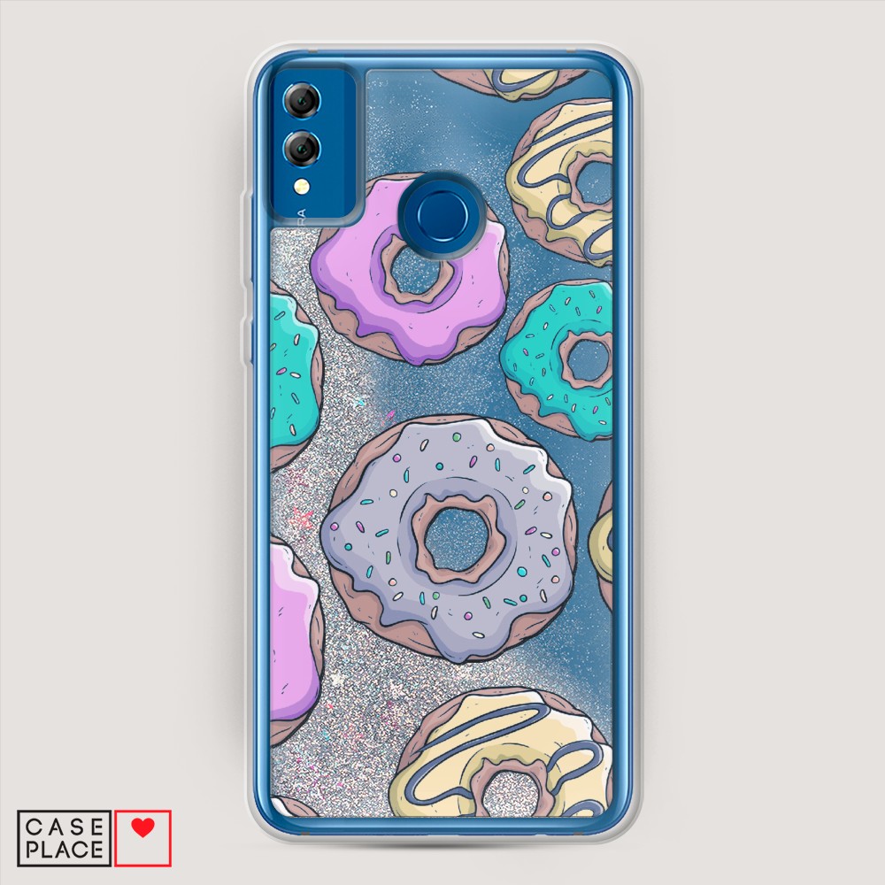 

Чехол Awog на Honor 8x "Разноцветные пончики в глазури 2", Разноцветный, 66791-1