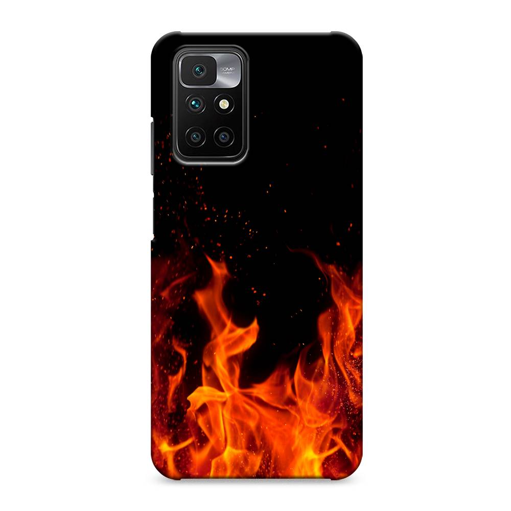 

Пластиковый чехол "Все в огне" на Xiaomi Redmi 10, 311320-3