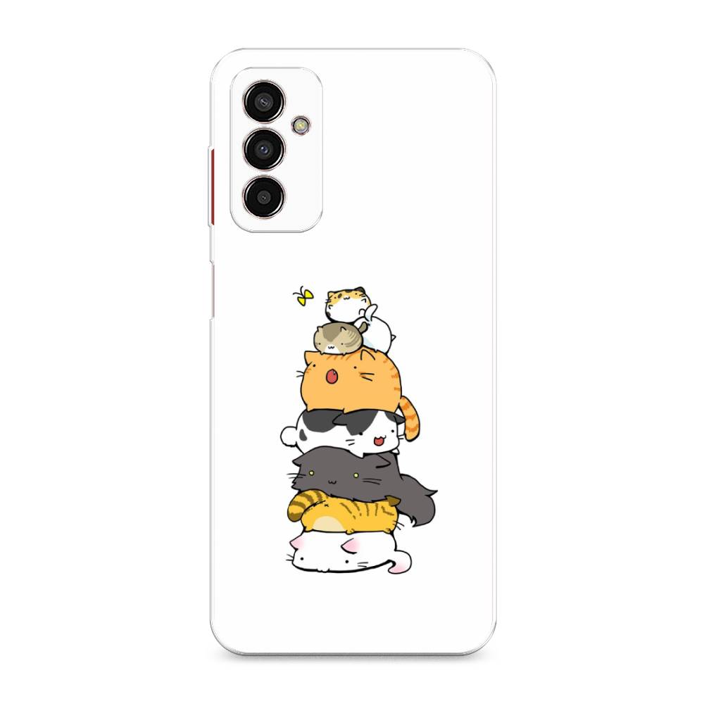 

Чехол Awog на Samsung Galaxy M13 / Самсунг M13 "Бутерброд из котиков", Разноцветный, 2106850-10