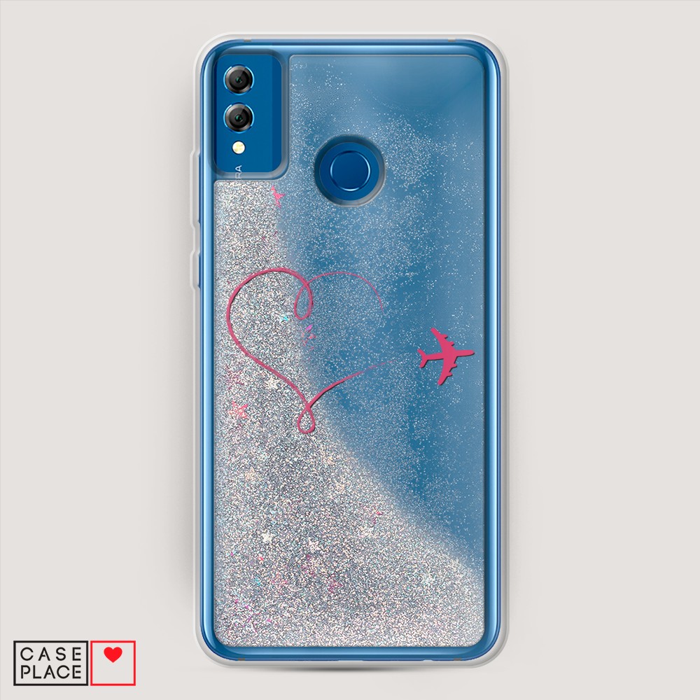 

Чехол Awog на Honor 8x "Сердце и самолет", Разноцветный, 66791-1