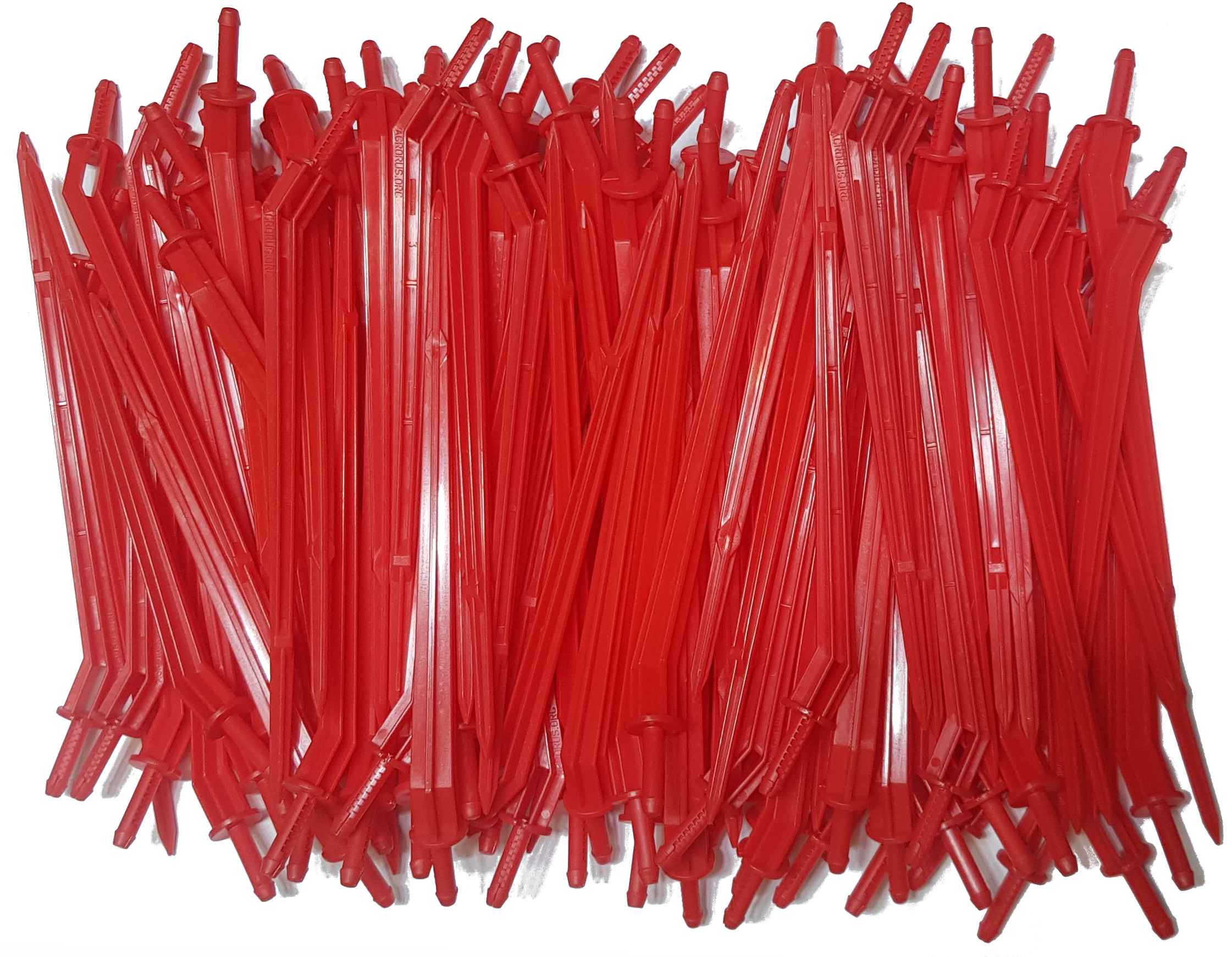 Капельница-колышек красная, Агрополив, 3103R, 15 см, 100 шт