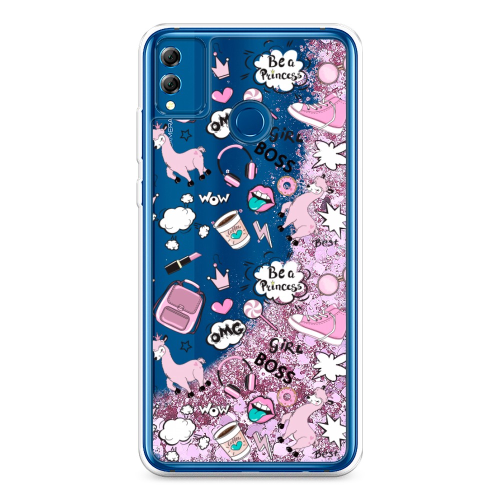 

Чехол Awog "Стильная лама" на Honor 8X, 66794-1