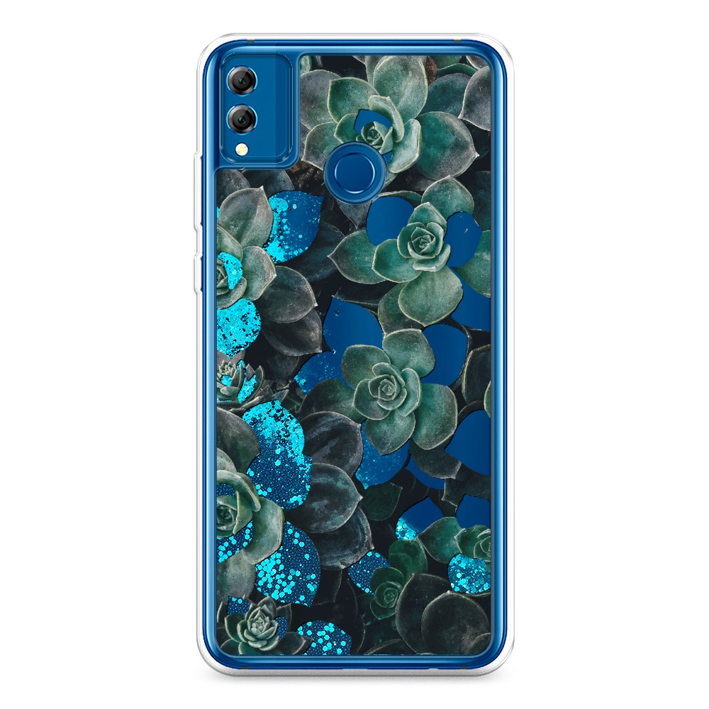 

Чехол Awog на Honor 8X "Сукуленты цветные", Разноцветный, 66793-1