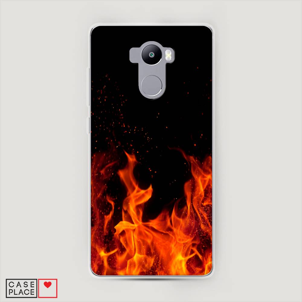 

Пластиковый чехол "Все в огне" на Xiaomi Redmi 4
