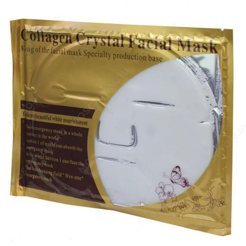 

Коллагеновая маска для лица Collagen Crystal Facial Maskwhite х 2 шт, Коллагеновая маска для лица Collagen Crystal Facial Mask(white) х 2 шт. (на базар)