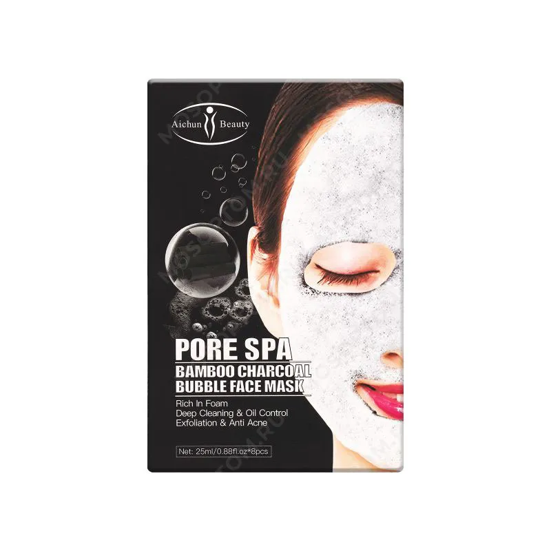 

Листовая маска с бамбуковым углем Aichun Beauty PORE SPA х 4 шт, Листовая маска с бамбуковым углем Aichun Beauty PORE SPA х 4 шт.