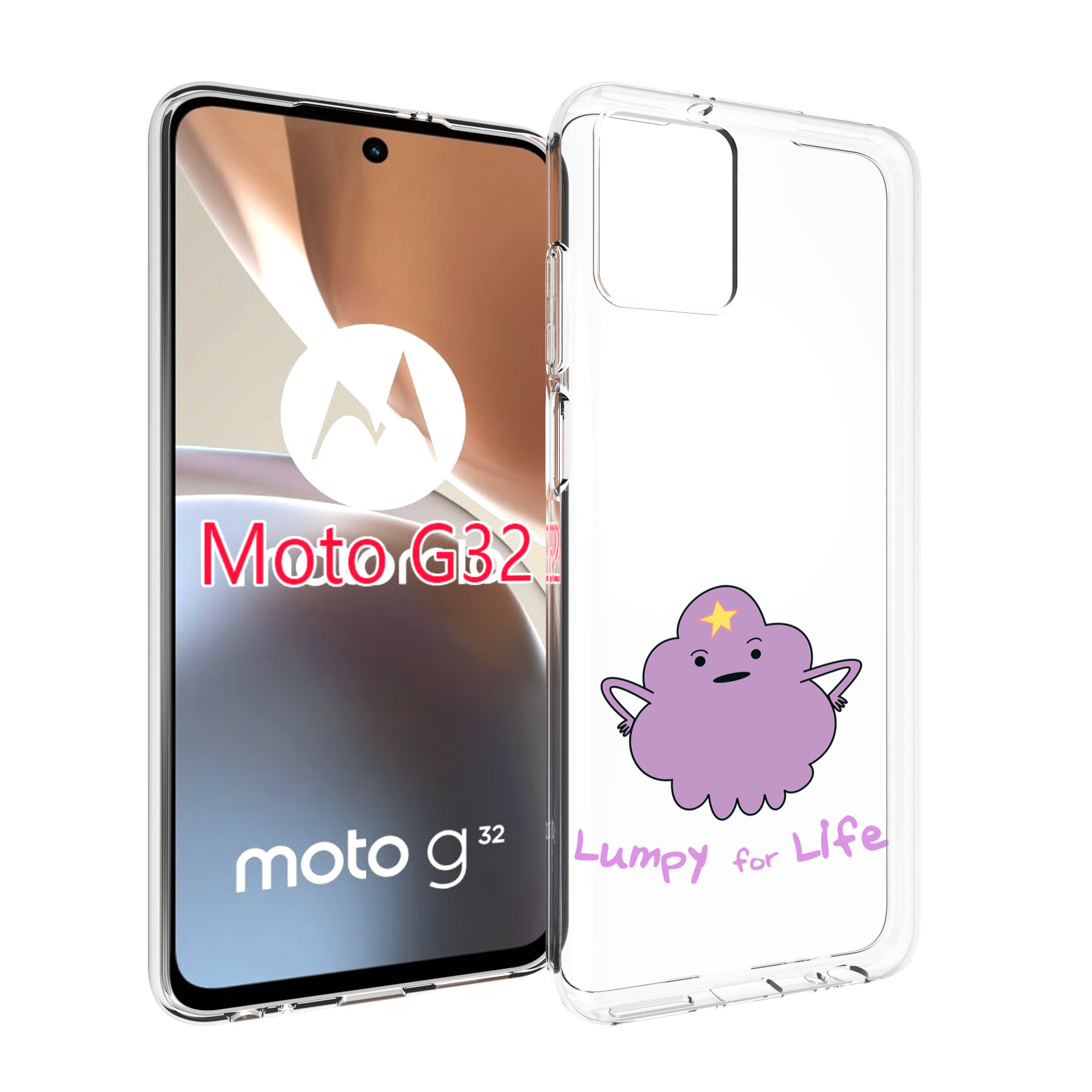 Чехол MyPads Принцесса пупырчатого королевства для Motorola Moto G32