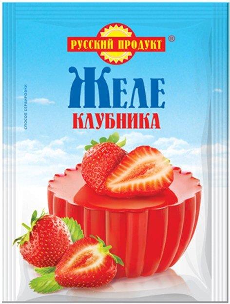 

Желе Русский продукт клубника 50 г