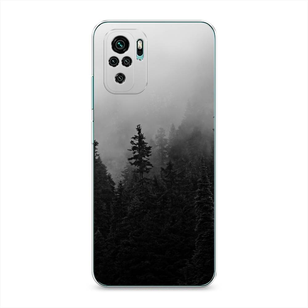 

Силиконовый чехол "Туманный лес" на Xiaomi Redmi Note 10, Серый, 39750-1