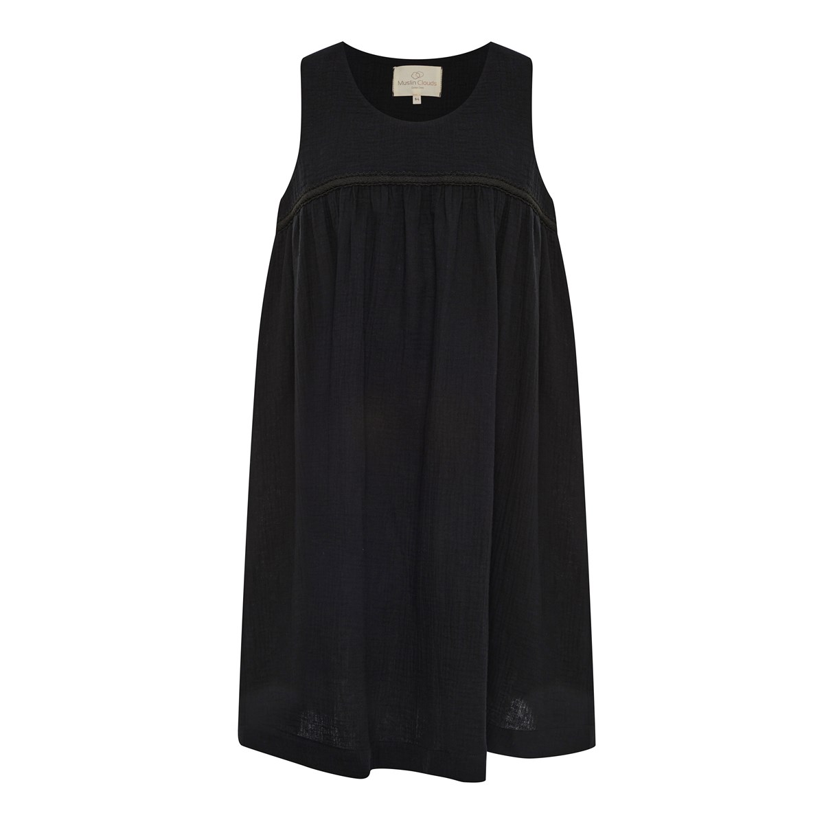 

Платье женское Muslin Clouds 56490 черное S/L, Черный, 56490