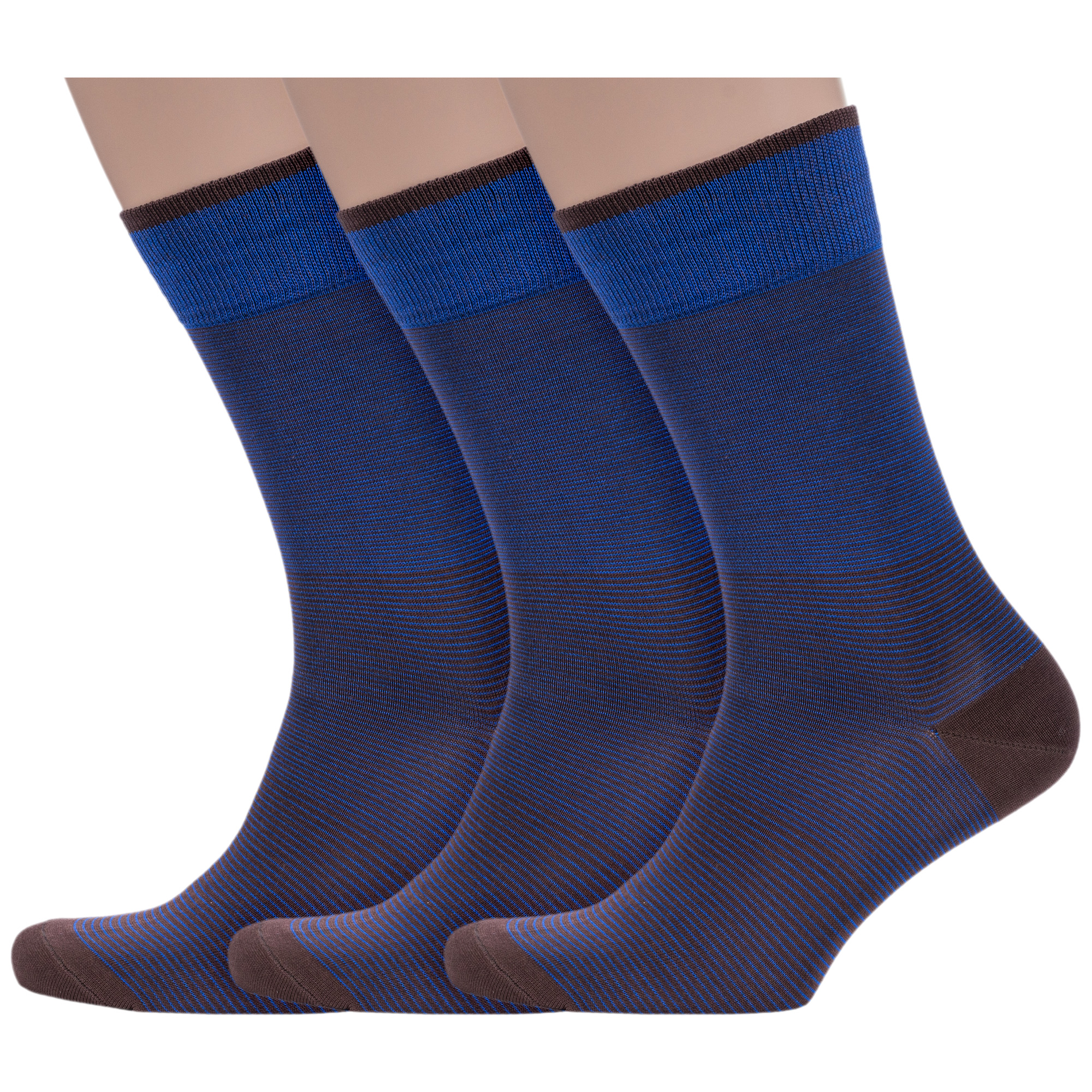 Комплект носков мужских Sergio di Calze 3-17SC4 фиолетовых 25