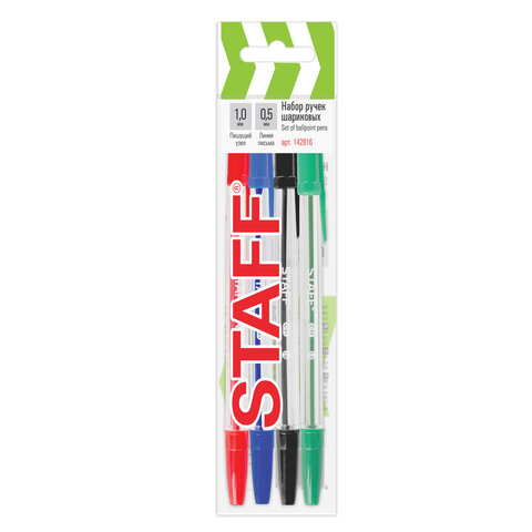 Ручки шариковые STAFF 