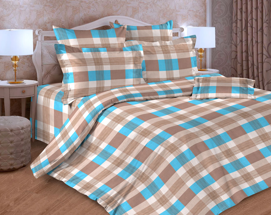 

Пододеяльник 1,5-спальный, бязь ГОСТ Блюз, бирюзовый, В ассортименте, 2809