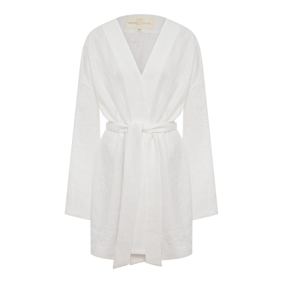 

Халат женский Muslin Clouds 56504 белый S/L, 56504