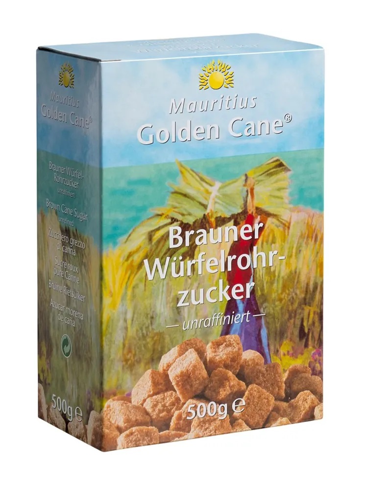 

Сахар тростниковый коричневый Golden Cane кусковой неформованный нерафинированный, 500 г, Сахар