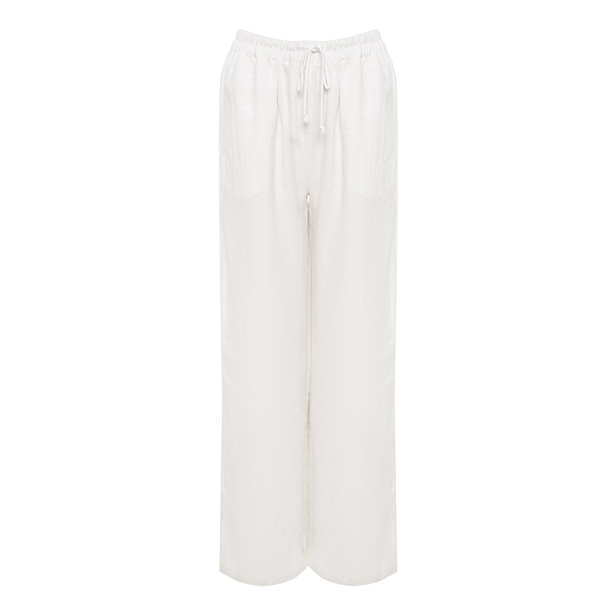 

Брюки женские Muslin Clouds 56508 белые S/M, Белый, 56508