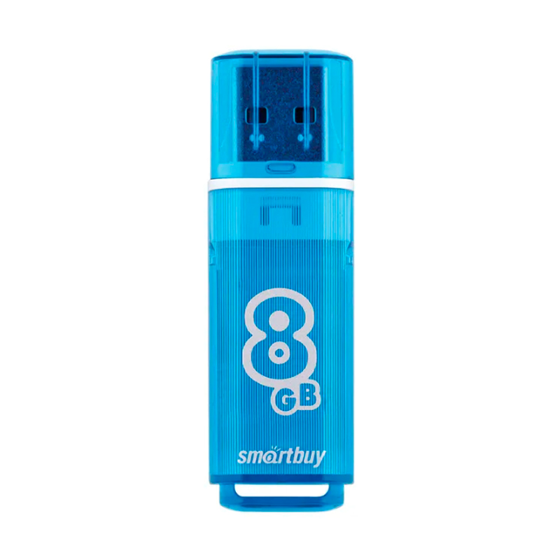 

Флешка SmartBuy Glossy 8 ГБ Blue, Glossy
