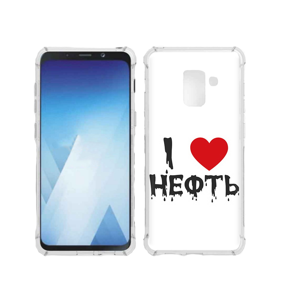 

Чехол MyPads Tocco для Samsung Galaxy A5 (2018) нефть (PT95317.573.522), Прозрачный, Tocco