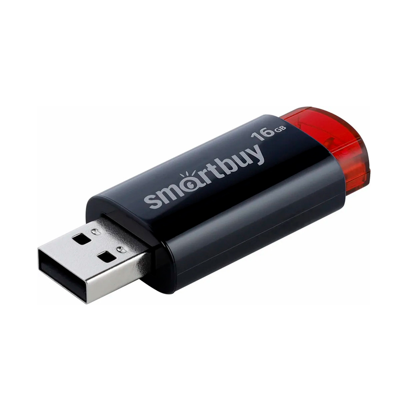 

Флешка SmartBuy Click 16 ГБ Black/Red, Click