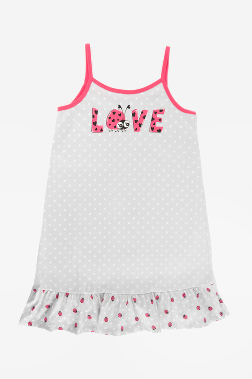 

Домашняя сорочка с трапециевидным кроем Ennergiia 21-14087ПП-Э Серый 104, 21-14087ПП-Э