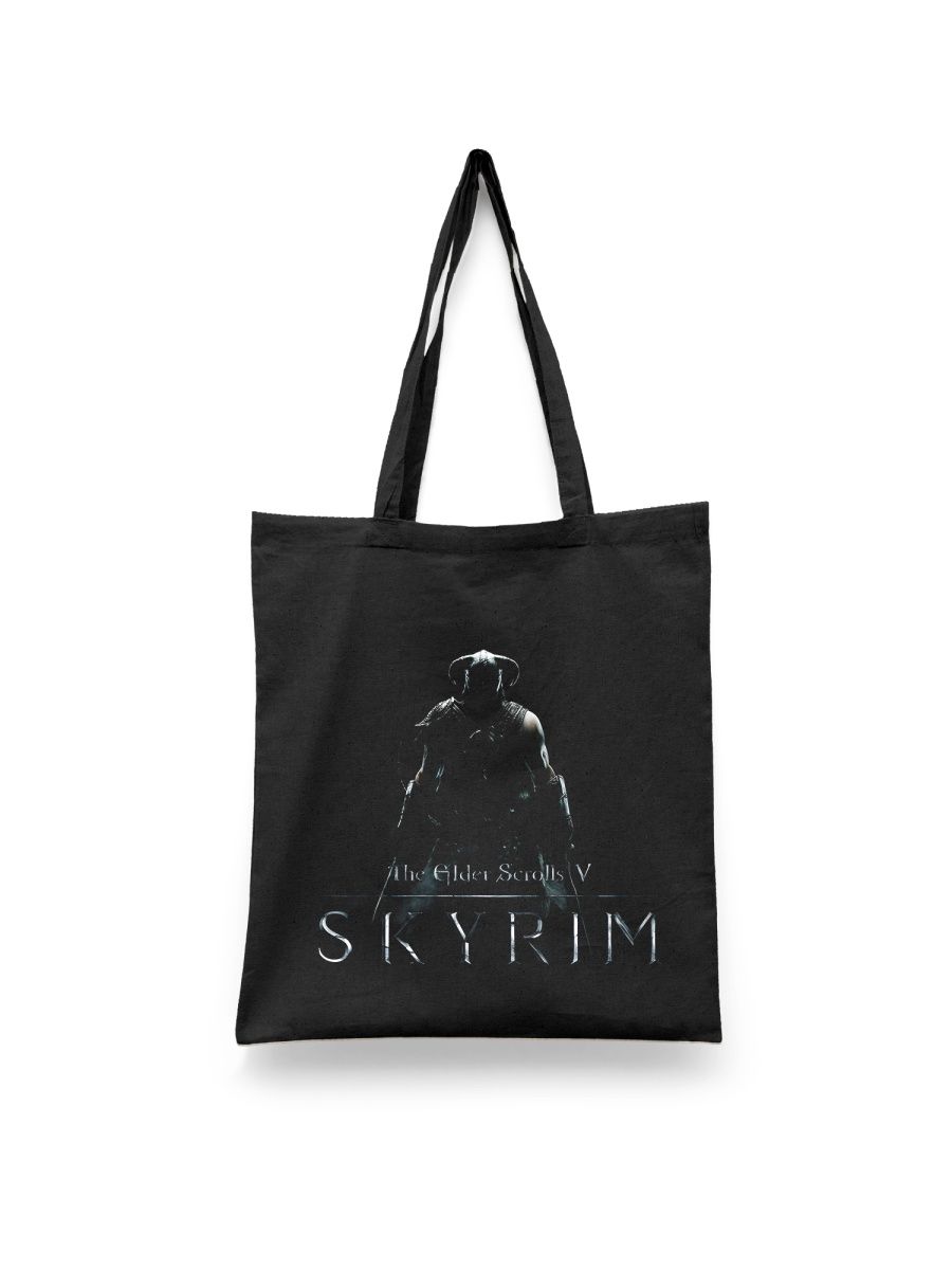 

Шоппер унисекс Каждому Своё Skyrim/Скайрим/The Elder Scrolls GMSK2 черный, Skyrim/Скайрим/The Elder Scrolls GMSK2